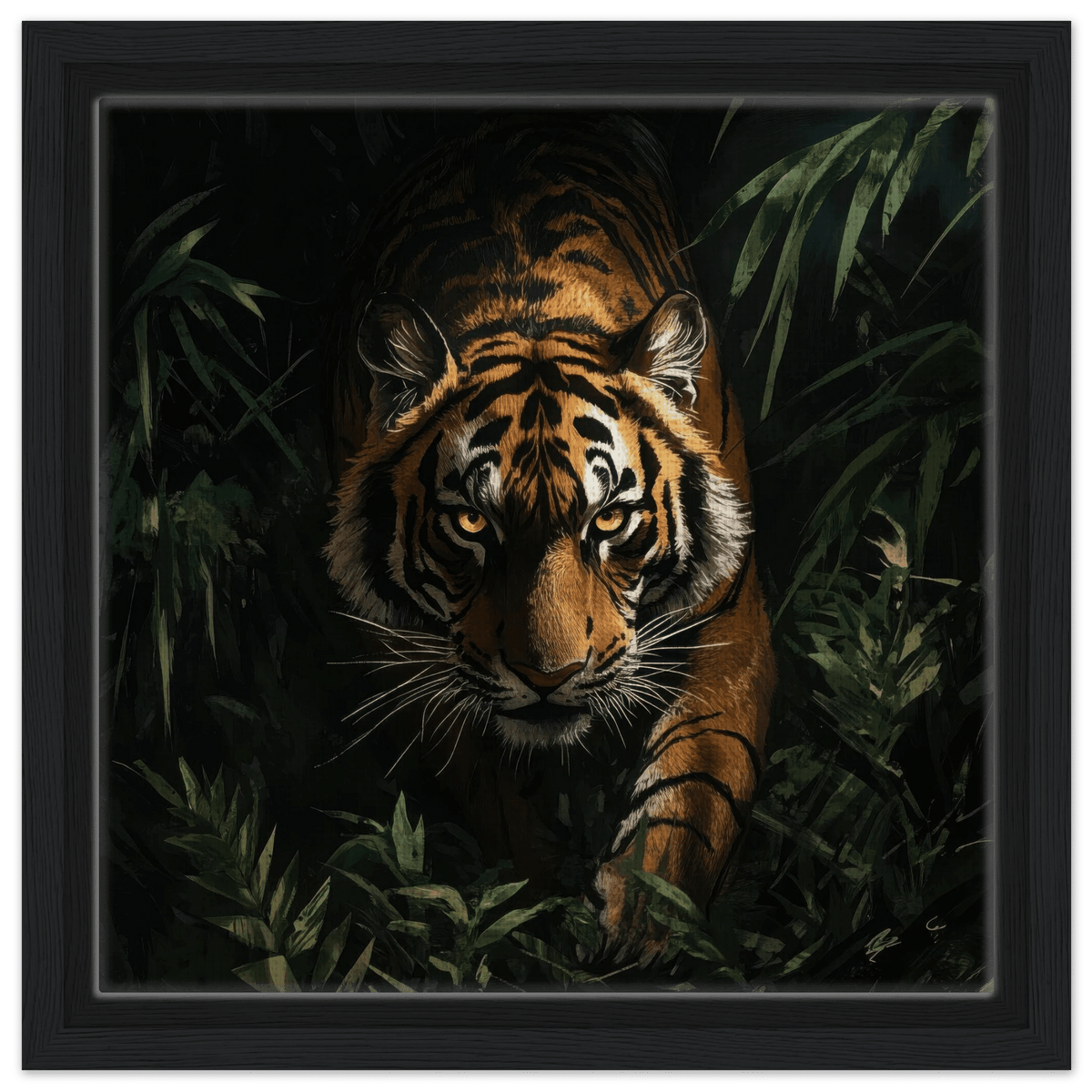 The Majestic Tiger in the Wild - Shop Ai Art WebShop - Digital Art online Store