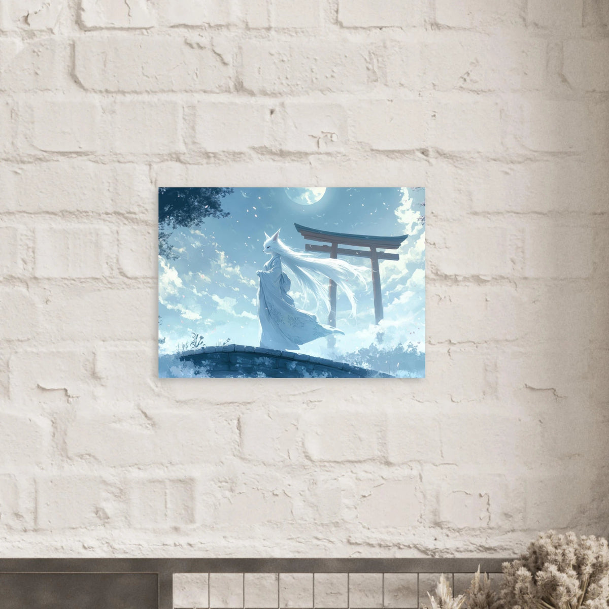 The Moonlit Kitsune Spirit Japanese Ukiyo - e Over 2 - Shop Ai Art WebShop - Digital Art online Store