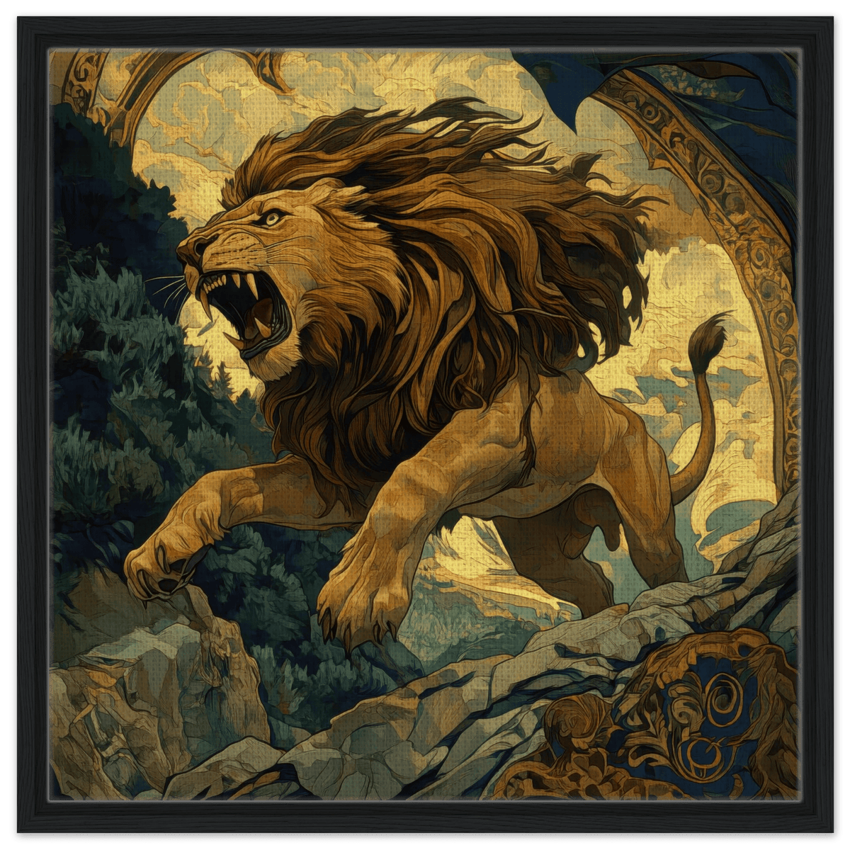 The Nemean Lion - Shop Ai Art WebShop - Digital Art online Store