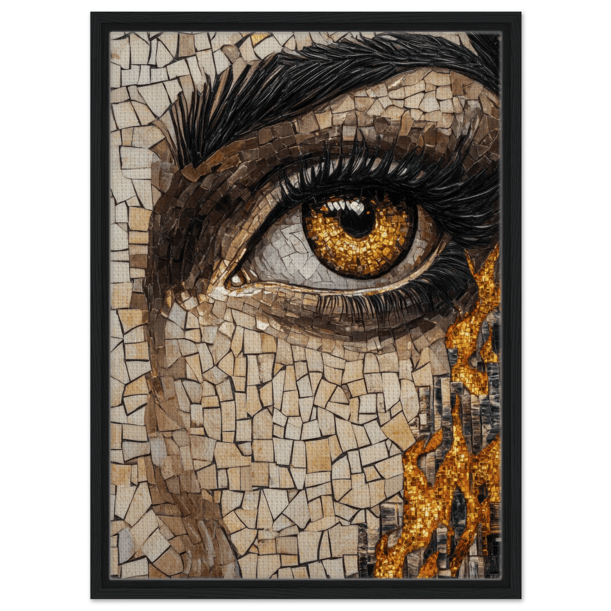 The Oracles Forbidden Prophecy Byzantine Mosaic 2 - Shop Ai Art WebShop - Digital Art online Store