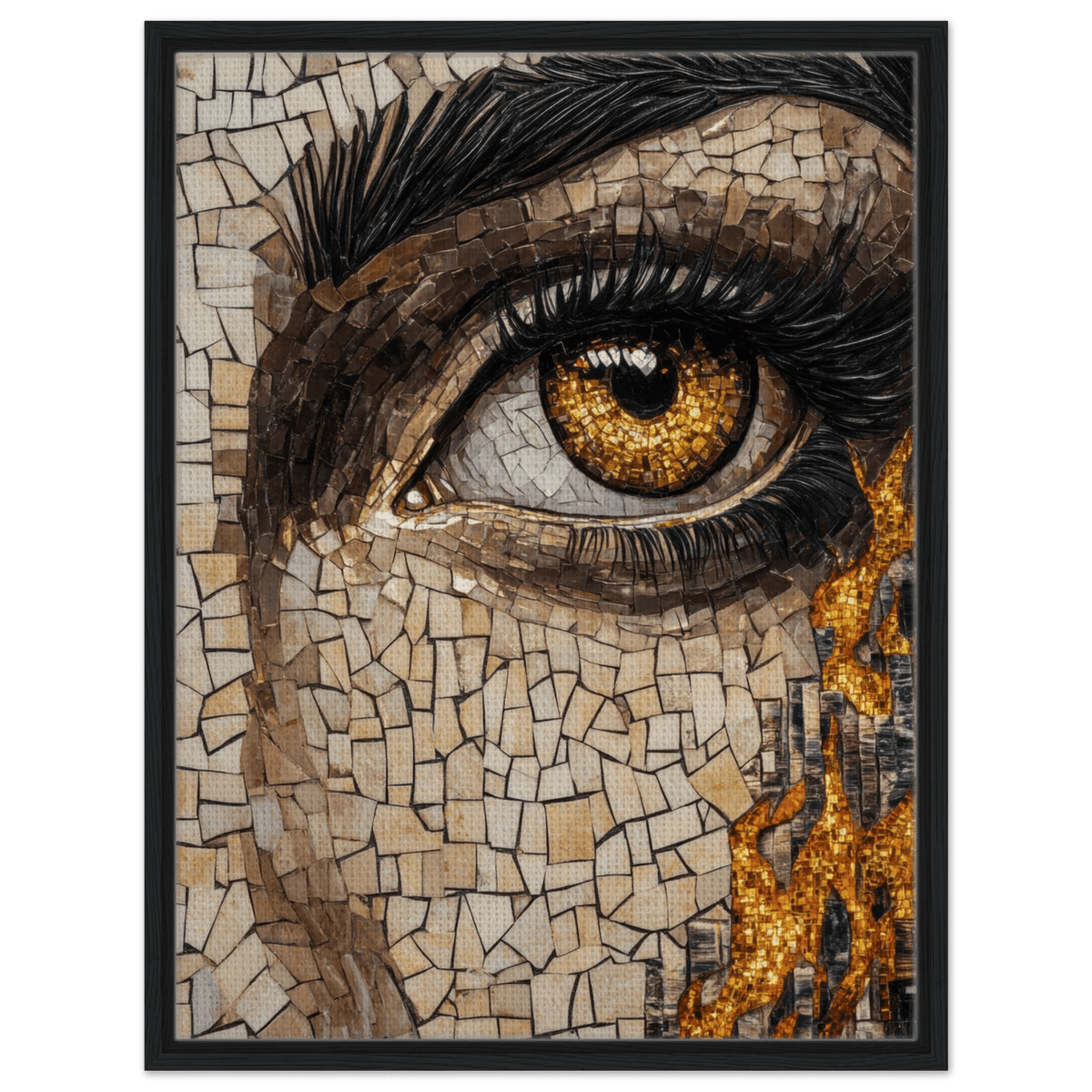 The Oracles Forbidden Prophecy Byzantine Mosaic 2 - Shop Ai Art WebShop - Digital Art online Store