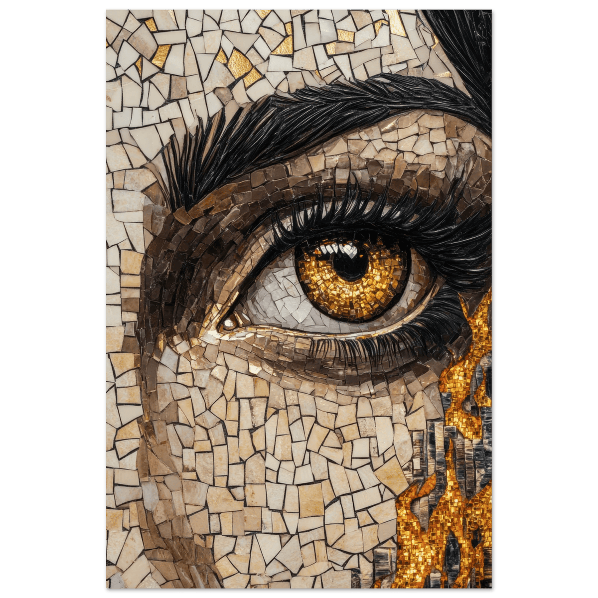 The Oracles Forbidden Prophecy Byzantine Mosaic 2 - Shop Ai Art WebShop - Digital Art online Store