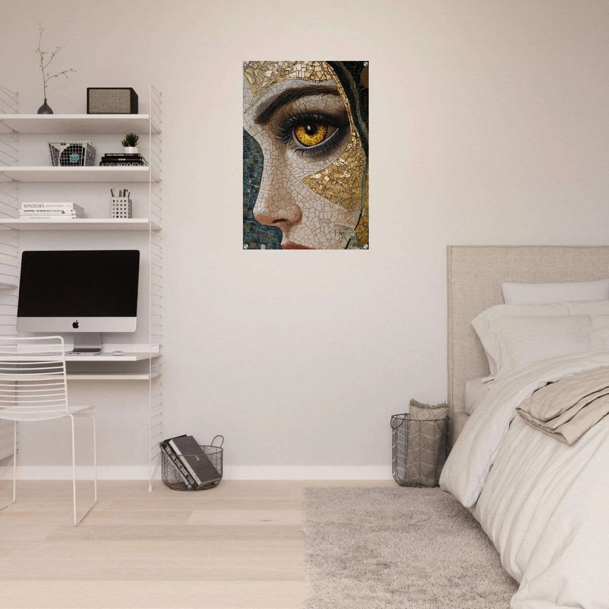 The Oracles Forbidden Prophecy Byzantine Mosaic - Shop Ai Art WebShop - Digital Art online Store