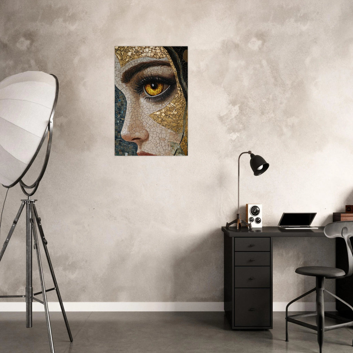 The Oracles Forbidden Prophecy Byzantine Mosaic - Shop Ai Art WebShop - Digital Art online Store