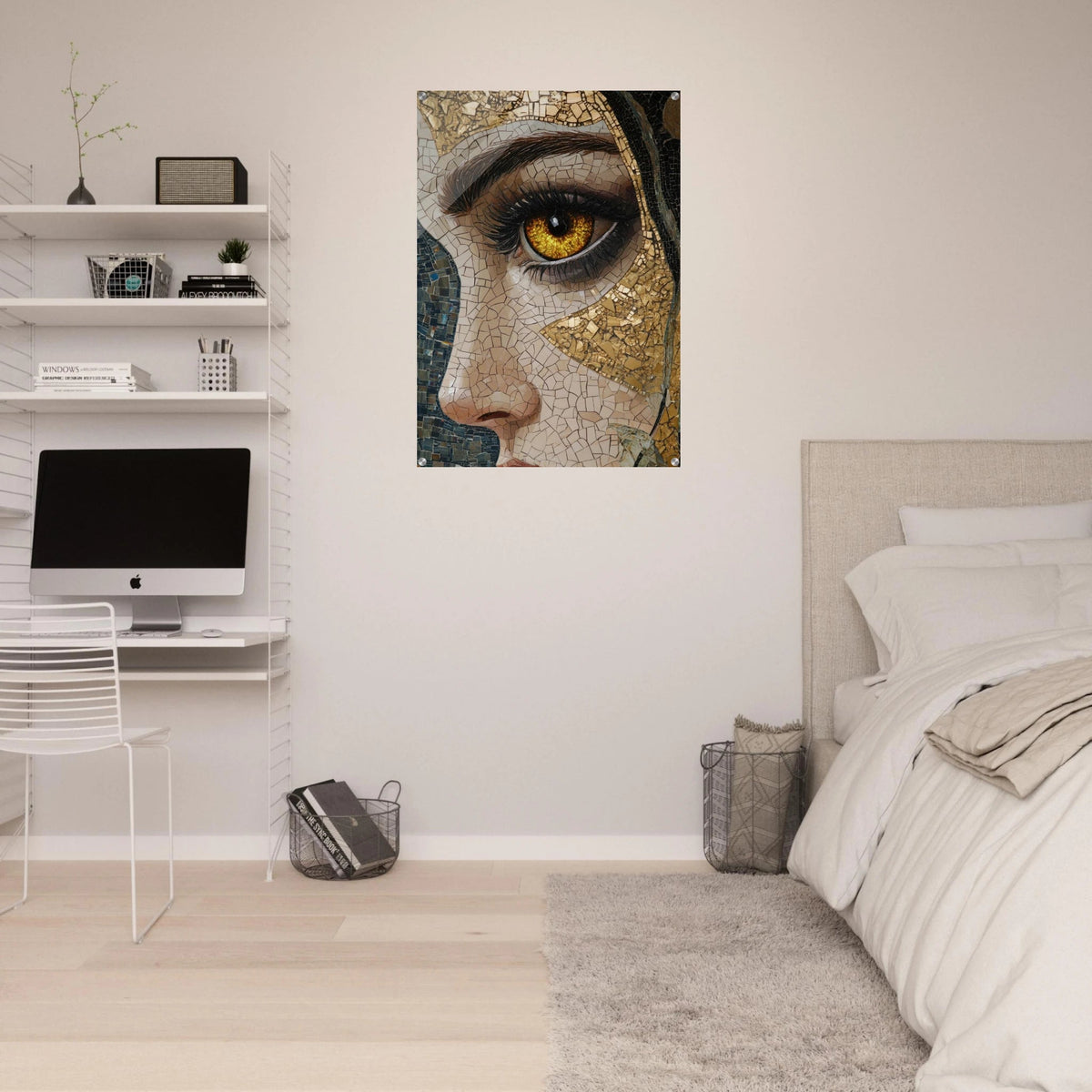 The Oracles Forbidden Prophecy Byzantine Mosaic - Shop Ai Art WebShop - Digital Art online Store