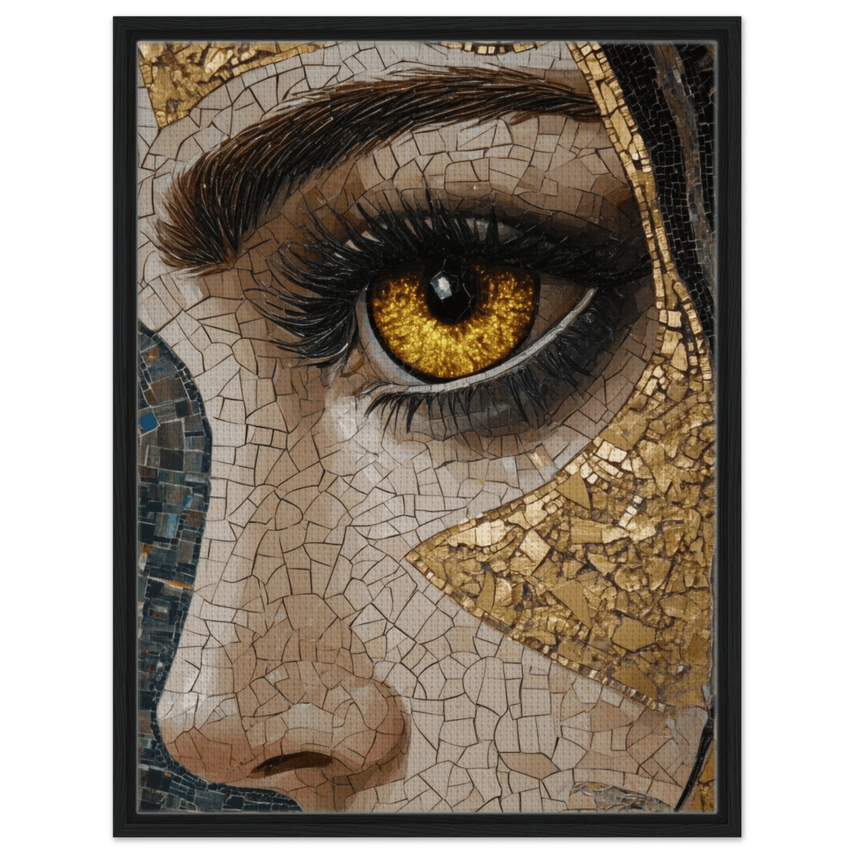 The Oracles Forbidden Prophecy Byzantine Mosaic - Shop Ai Art WebShop - Digital Art online Store