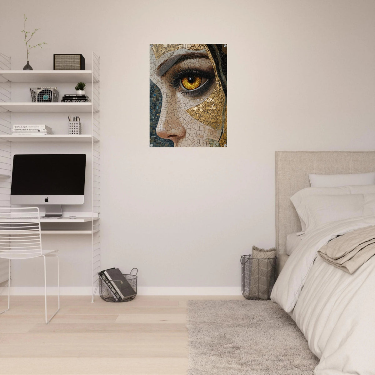 The Oracles Forbidden Prophecy Byzantine Mosaic - Shop Ai Art WebShop - Digital Art online Store