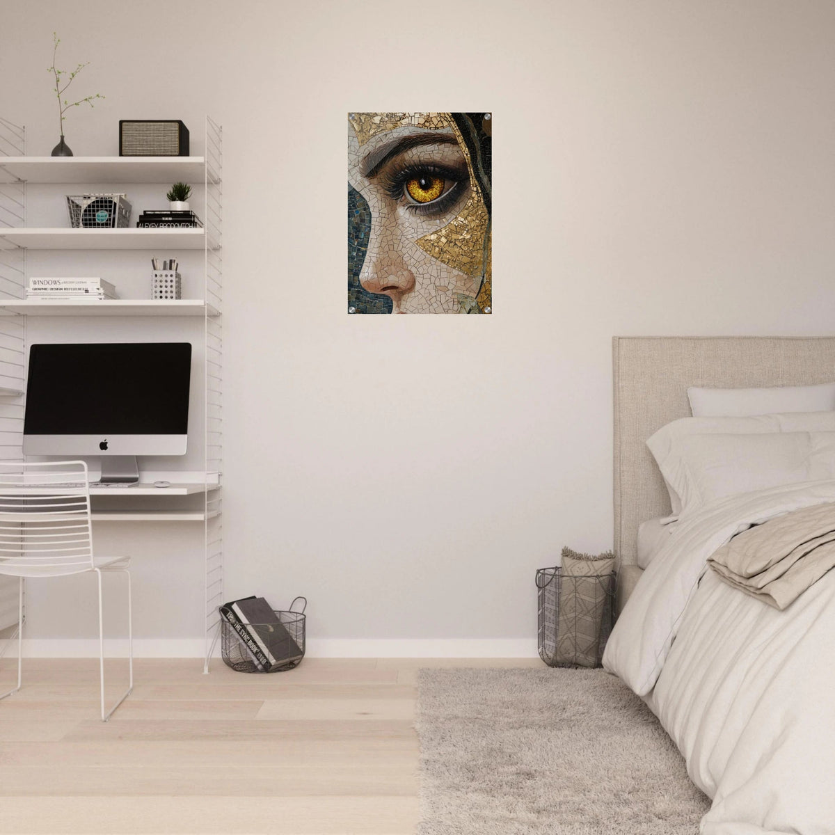 The Oracles Forbidden Prophecy Byzantine Mosaic - Shop Ai Art WebShop - Digital Art online Store