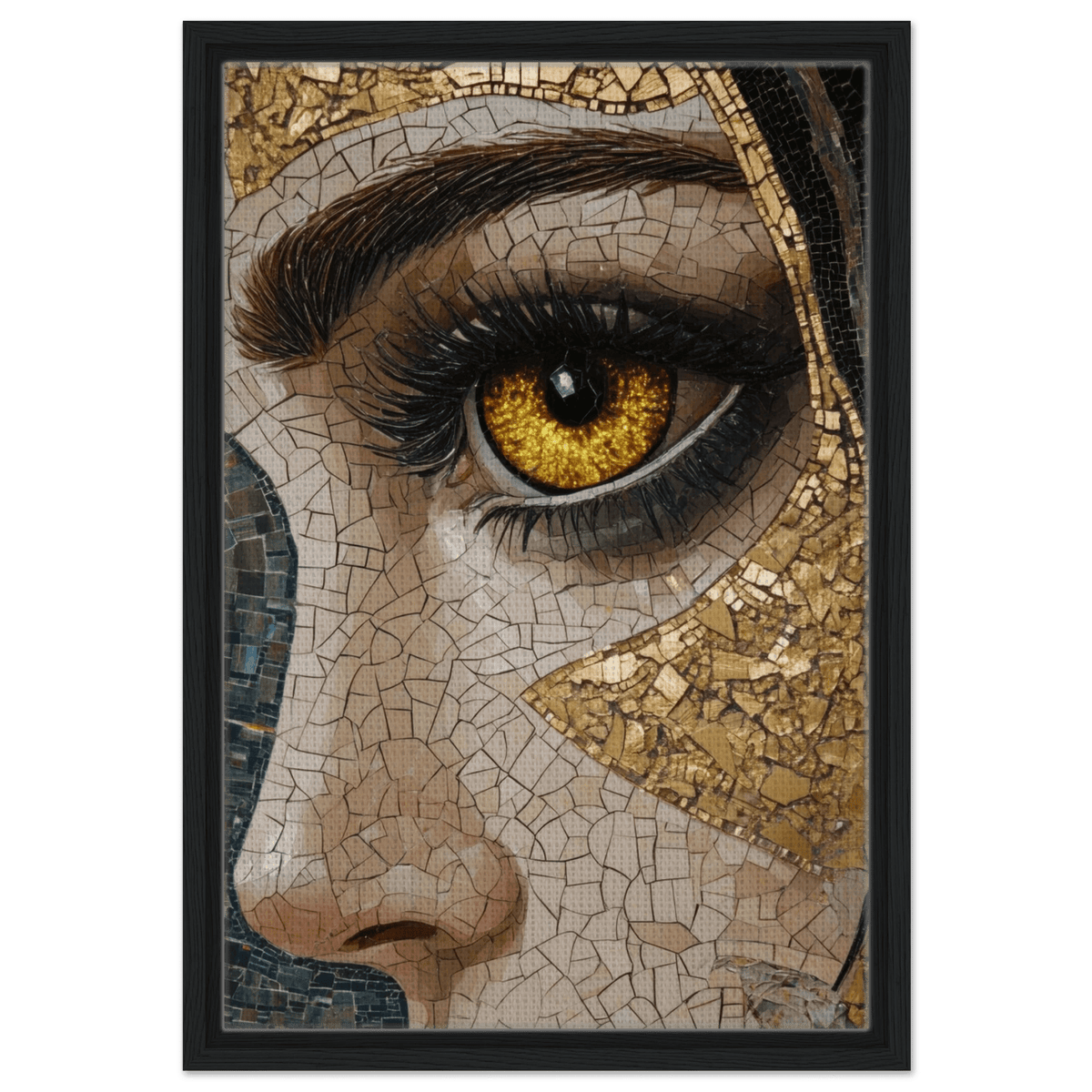 The Oracles Forbidden Prophecy Byzantine Mosaic - Shop Ai Art WebShop - Digital Art online Store