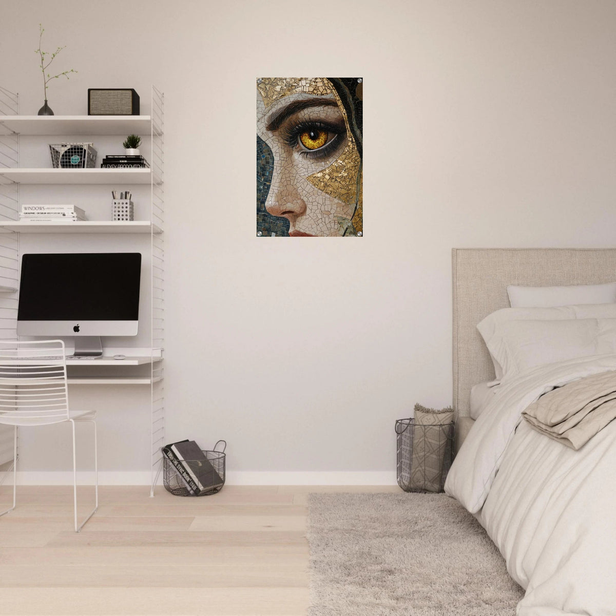 The Oracles Forbidden Prophecy Byzantine Mosaic - Shop Ai Art WebShop - Digital Art online Store
