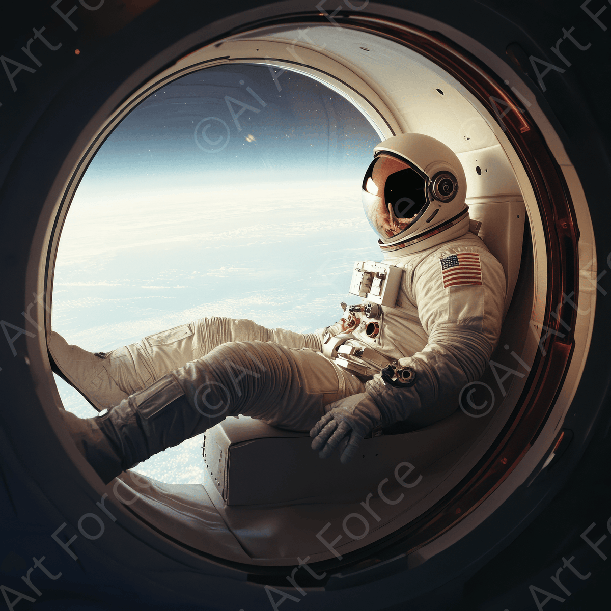 The psychological challenges of long - term space 3 - Shop Ai Art WebShop - Digital Art online Store