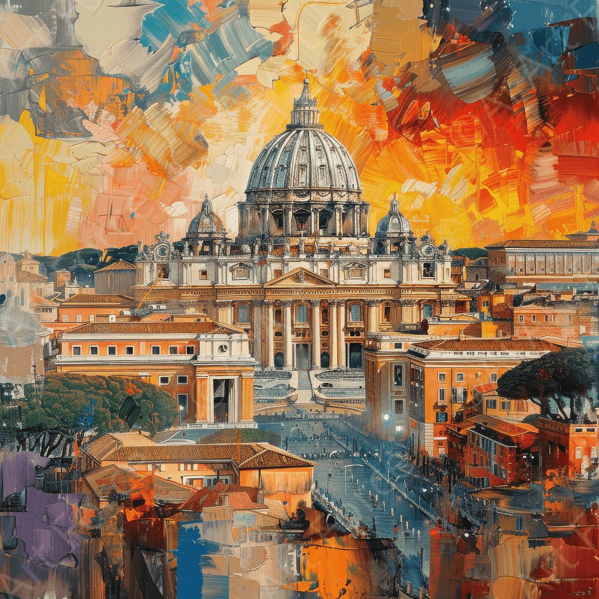 The Sacred Vesture abstract art style - Shop Ai Art WebShop - Digital Art online Store