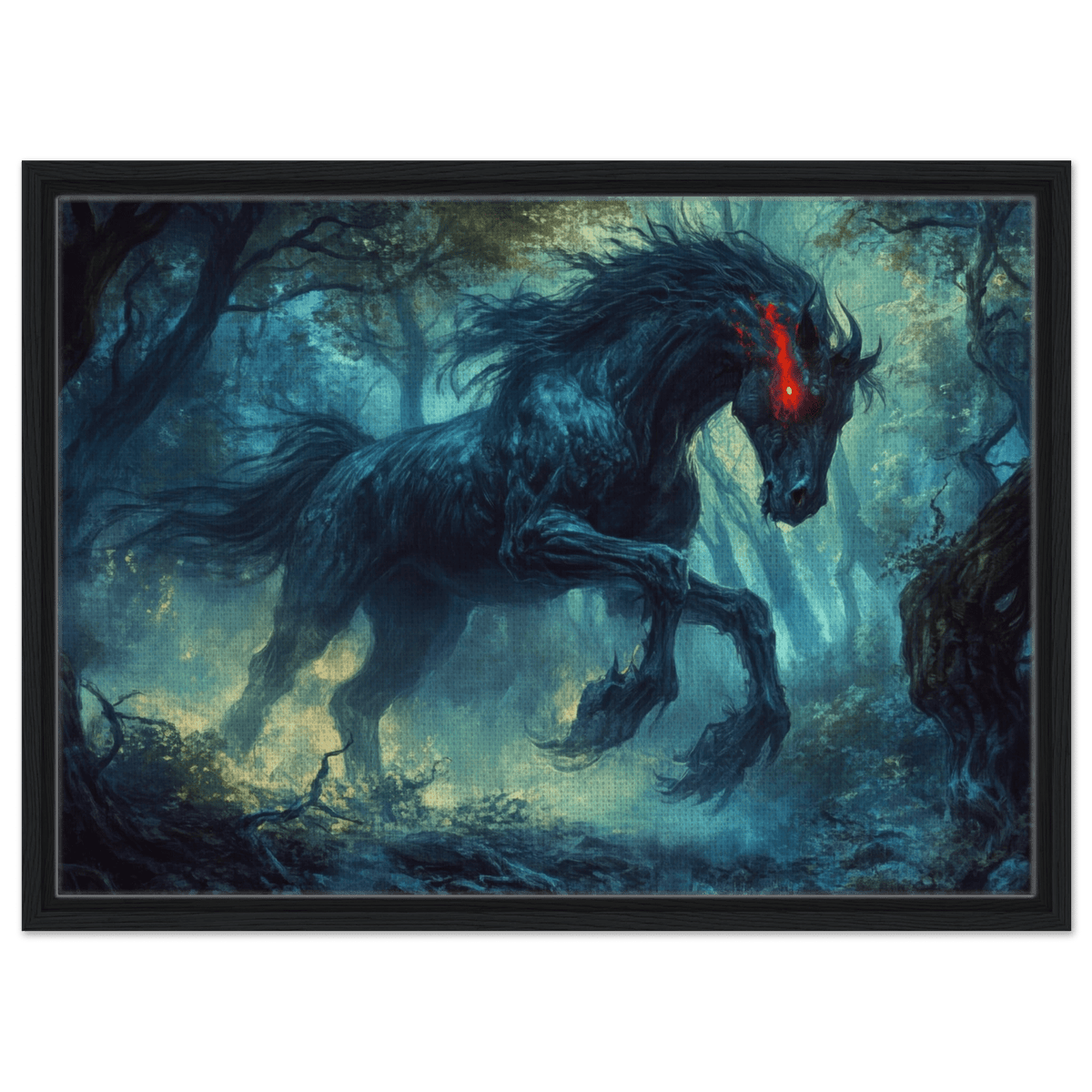 The Shadow Centaur of the Forgotten Forest Dark - Shop Ai Art WebShop - Digital Art online Store