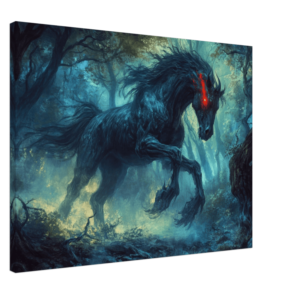 The Shadow Centaur of the Forgotten Forest Dark - Shop Ai Art WebShop - Digital Art online Store