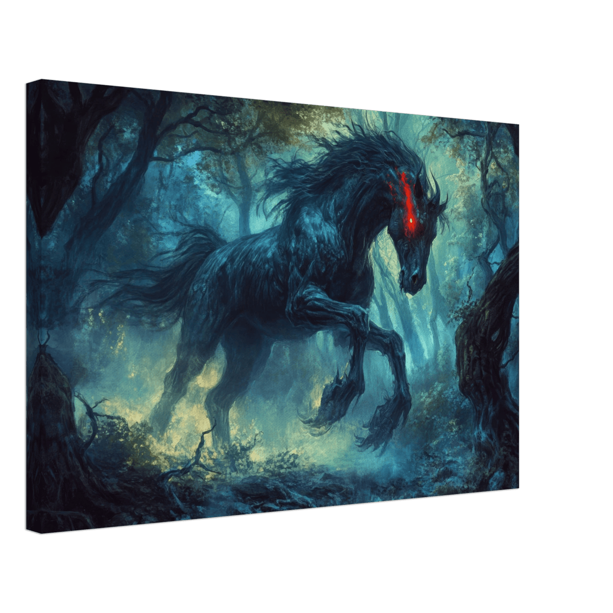 The Shadow Centaur of the Forgotten Forest Dark - Shop Ai Art WebShop - Digital Art online Store