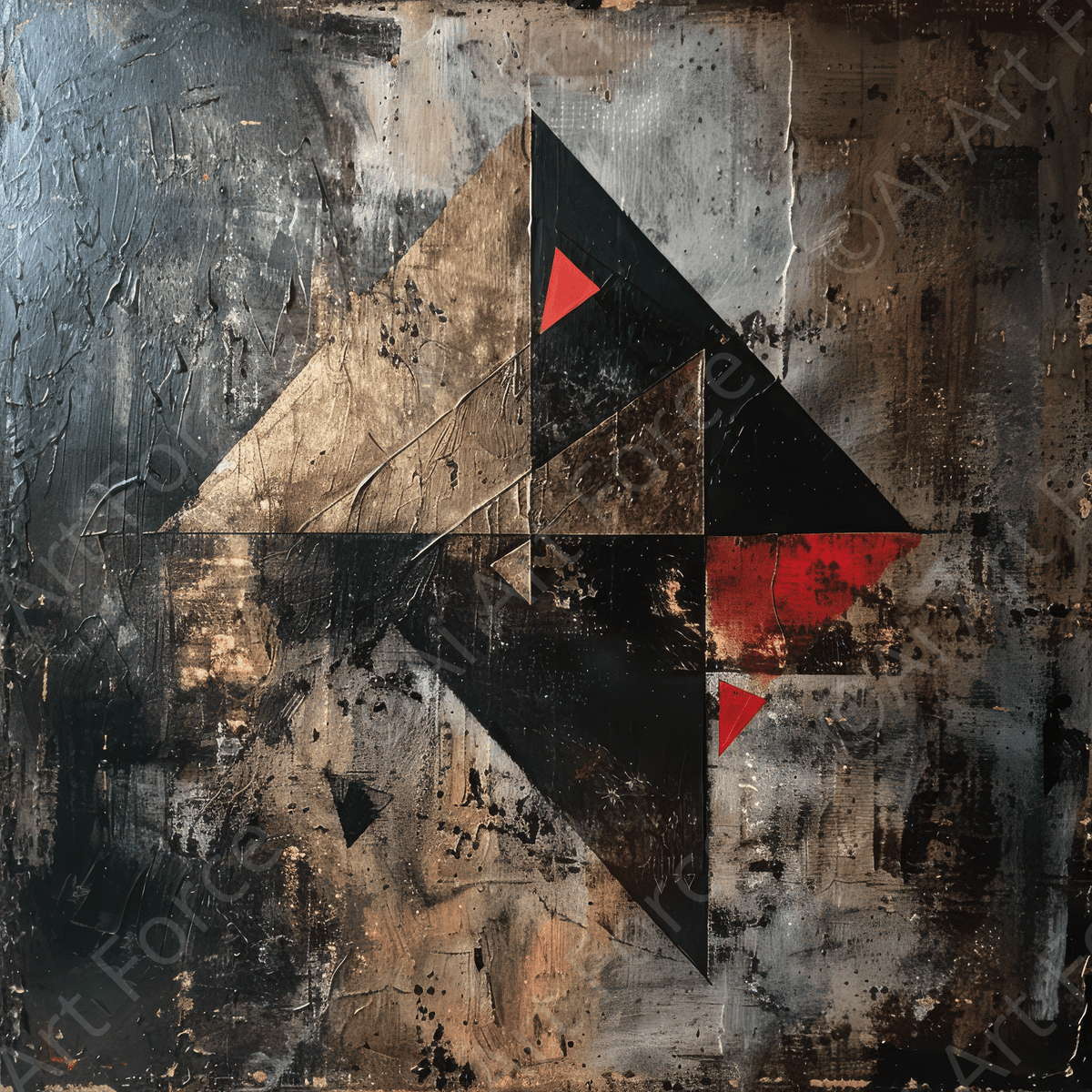 The Shadow Lantern Society abstract art style 2 - Shop Ai Art WebShop - Digital Art online Store