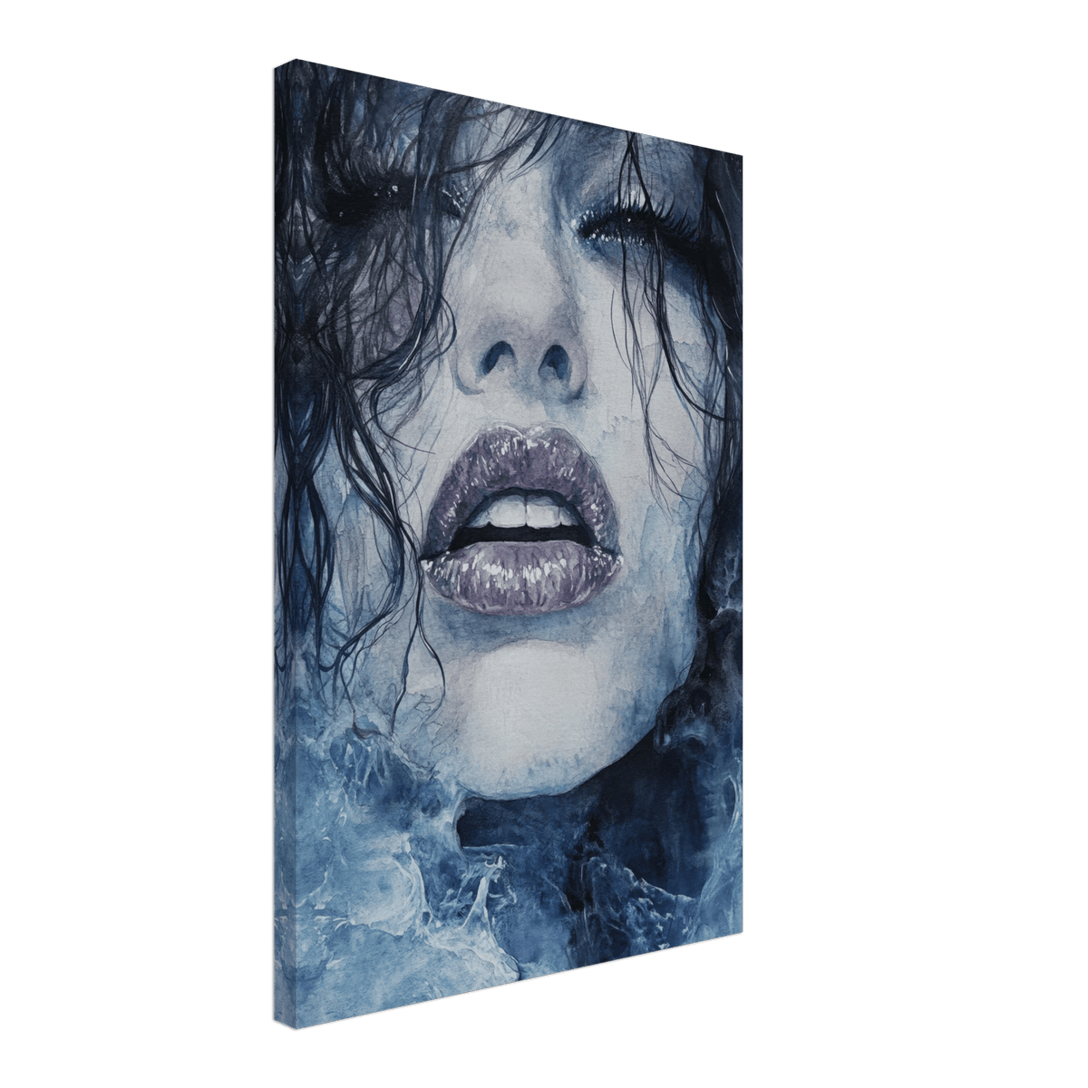 The Sirens Lament Gothic Watercolor Extreme Los 4 - Shop Ai Art WebShop - Digital Art online Store