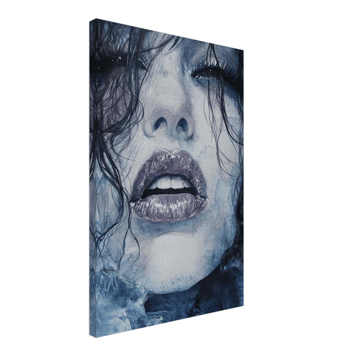 The Sirens Lament Gothic Watercolor Extreme Los 4 - Shop Ai Art WebShop - Digital Art online Store