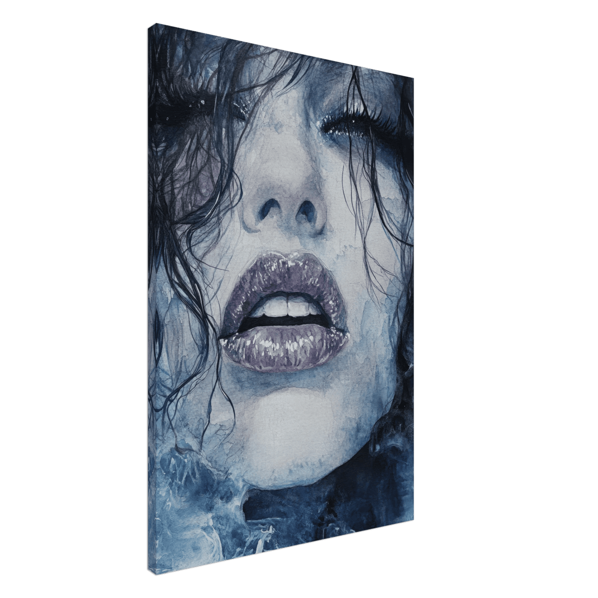 The Sirens Lament Gothic Watercolor Extreme Los 4 - Shop Ai Art WebShop - Digital Art online Store