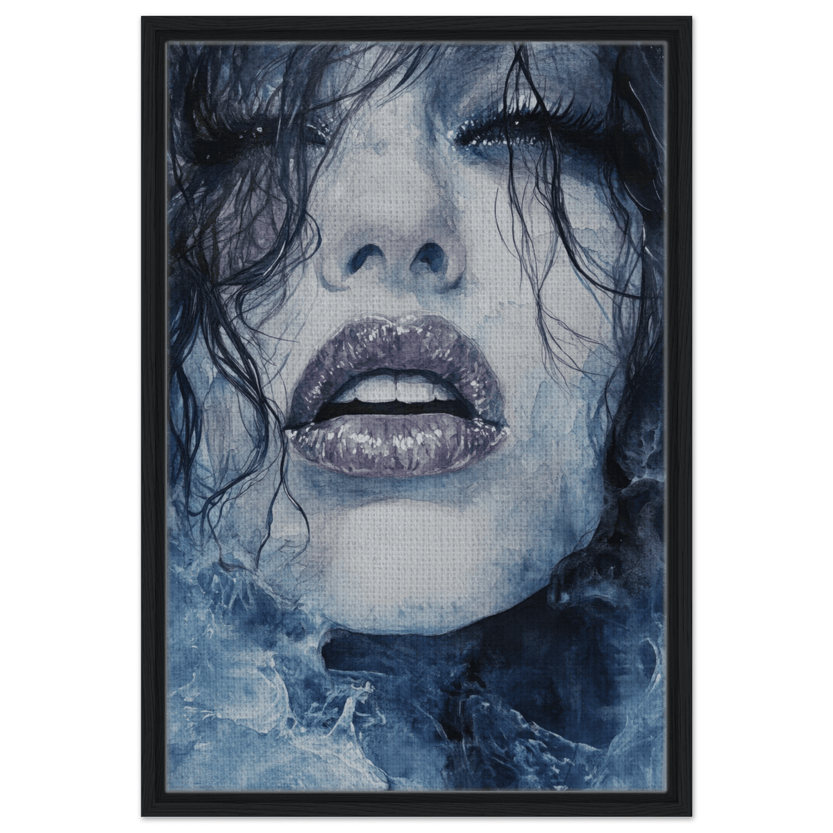 The Sirens Lament Gothic Watercolor Extreme Los 4 - Shop Ai Art WebShop - Digital Art online Store