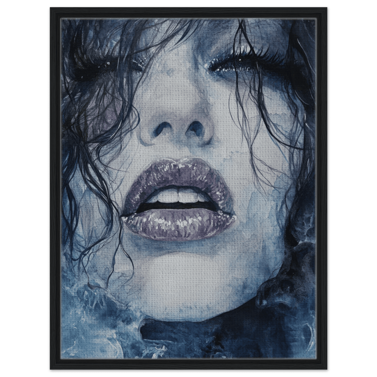 The Sirens Lament Gothic Watercolor Extreme Los 4 - Shop Ai Art WebShop - Digital Art online Store