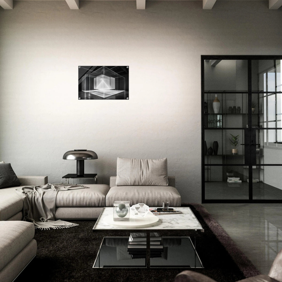 Void Architecture Impossible geometric structure 2 - Shop Ai Art WebShop - Digital Art online Store
