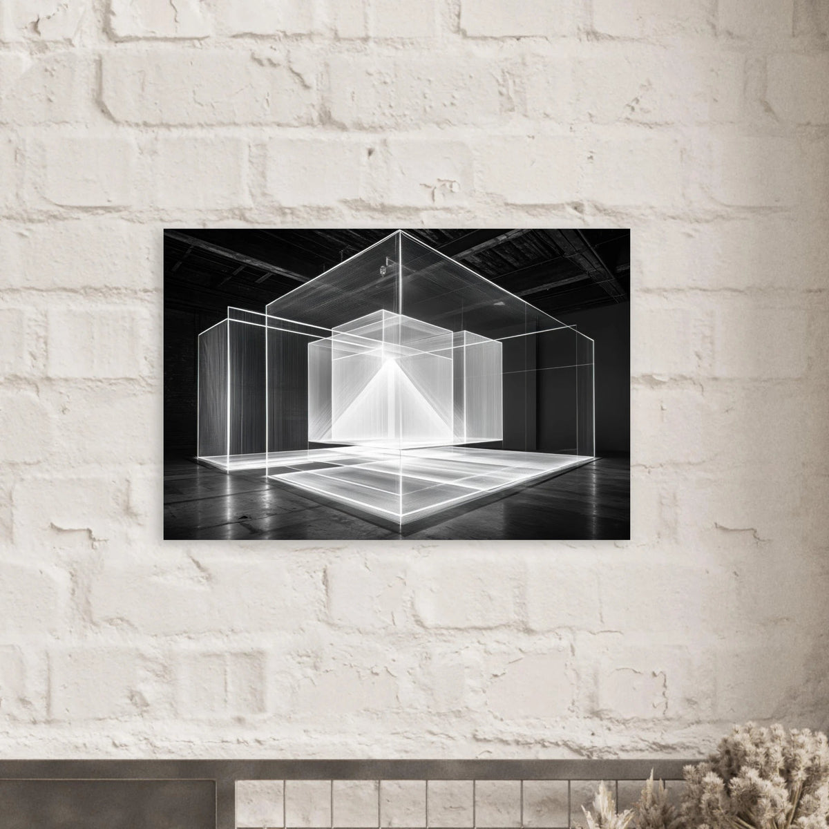 Void Architecture Impossible geometric structure 2 - Shop Ai Art WebShop - Digital Art online Store