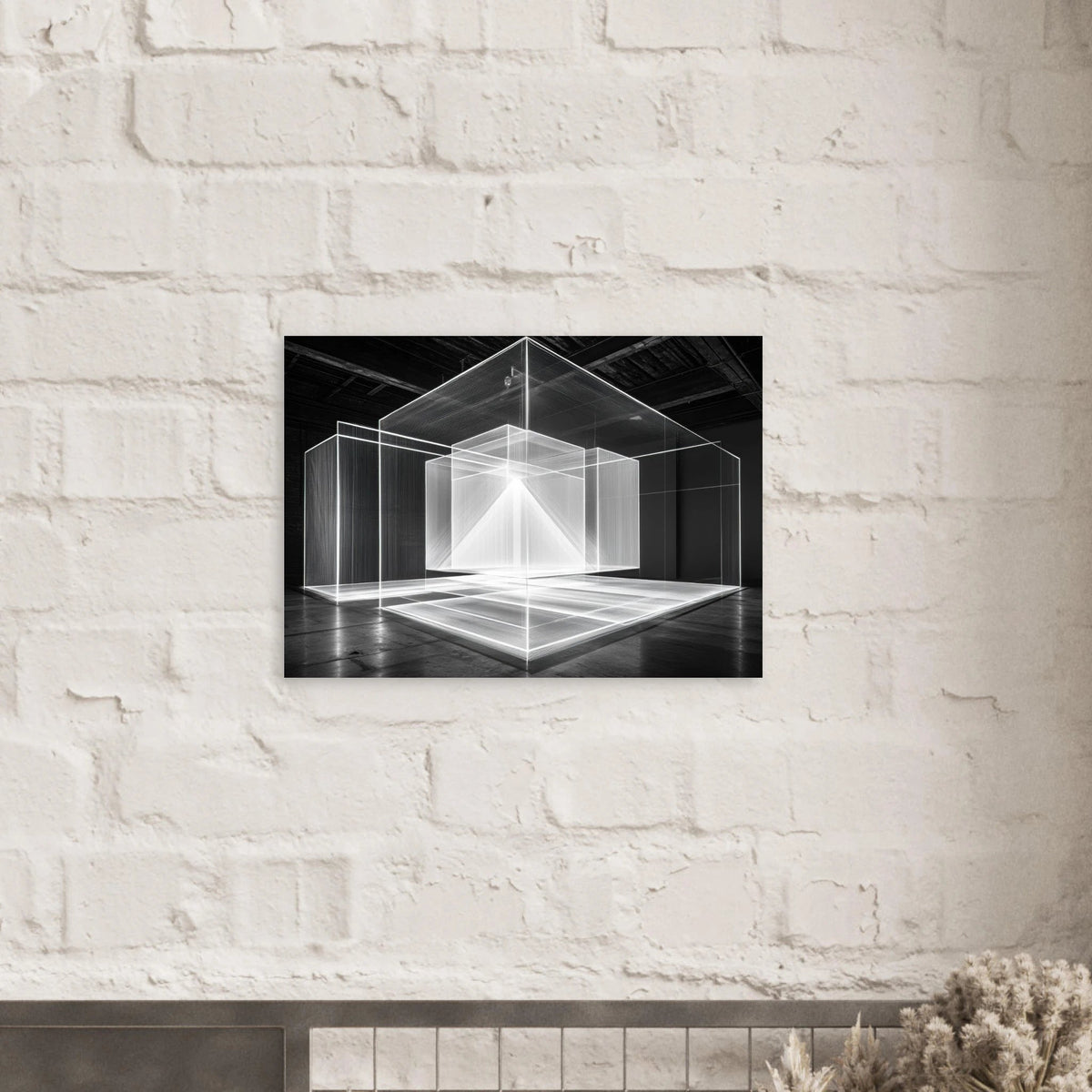 Void Architecture Impossible geometric structure 2 - Shop Ai Art WebShop - Digital Art online Store