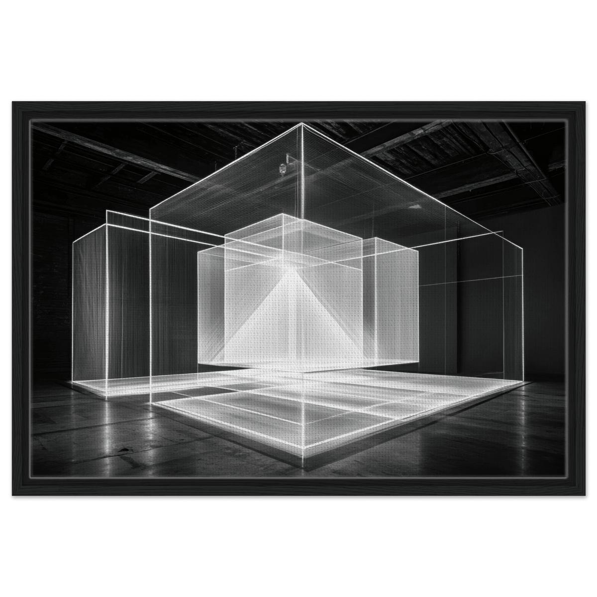 Void Architecture Impossible geometric structure 2 - Shop Ai Art WebShop - Digital Art online Store