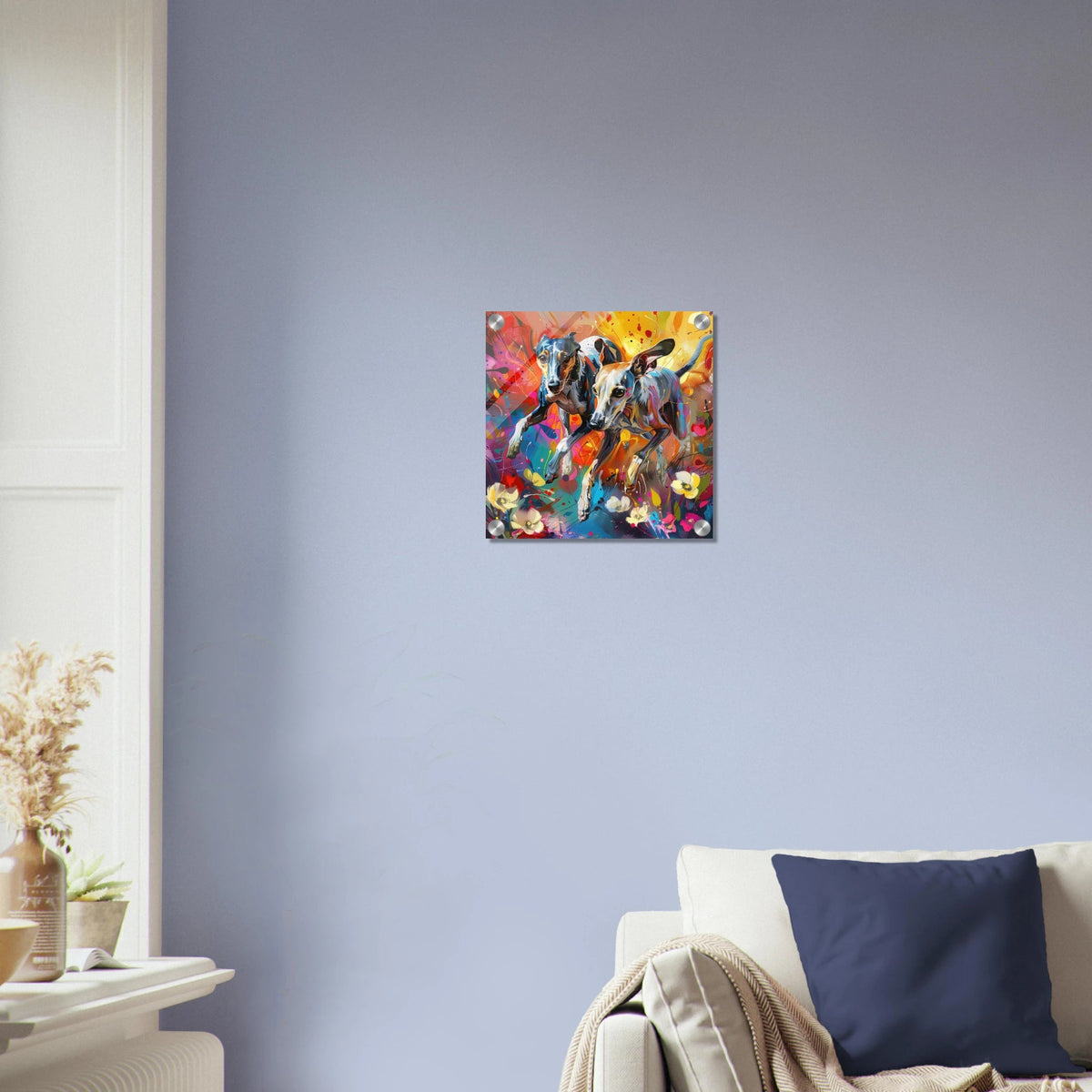 Whippets love playing 3 - Shop Ai Art WebShop - Digital Art online Store