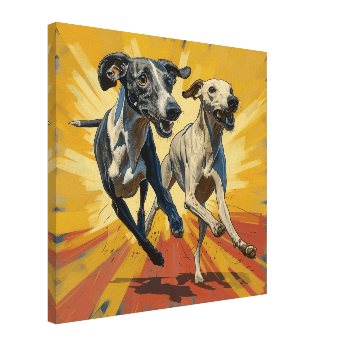 Whippets love playing 4 - Shop Ai Art WebShop - Digital Art online Store