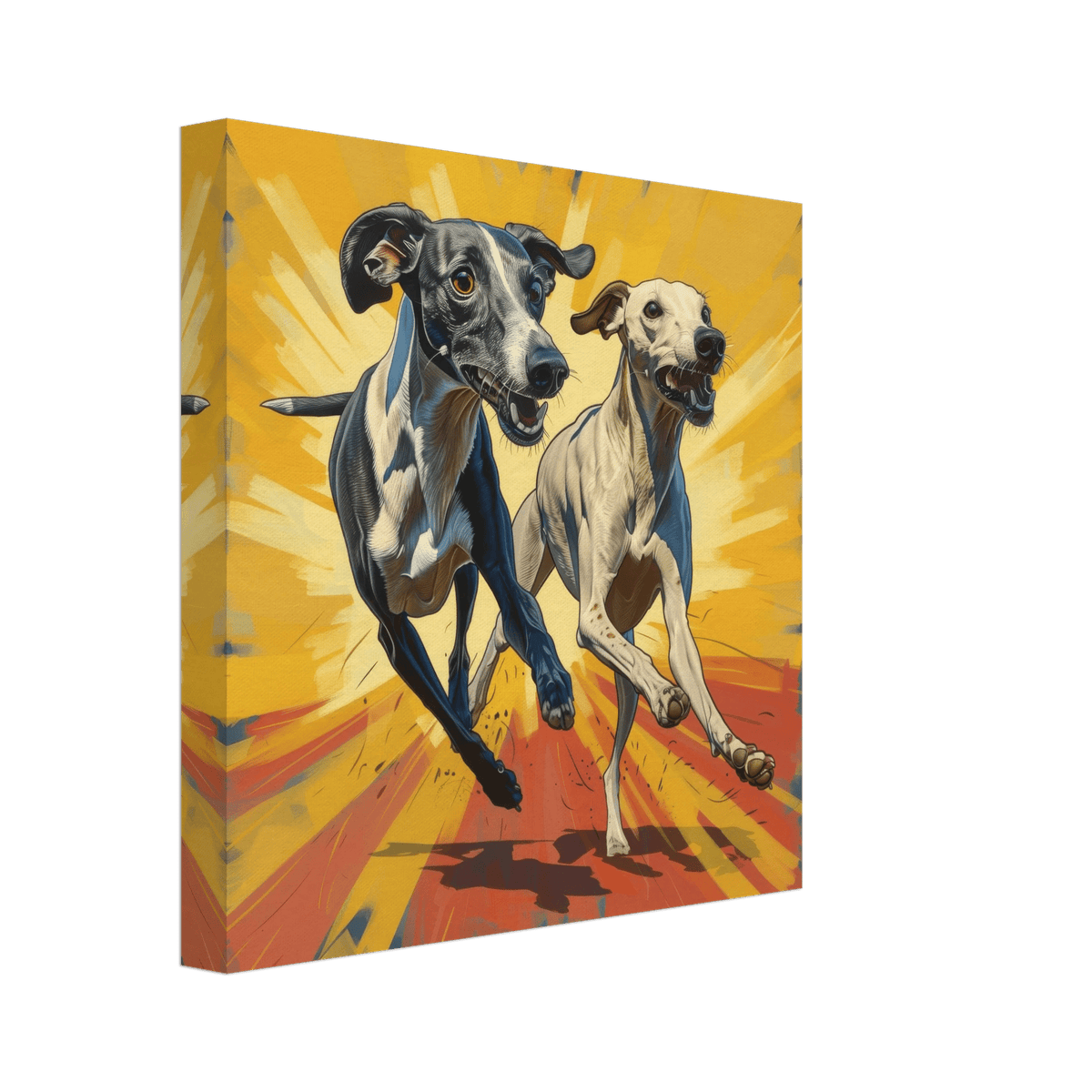 Whippets love playing 4 - Shop Ai Art WebShop - Digital Art online Store