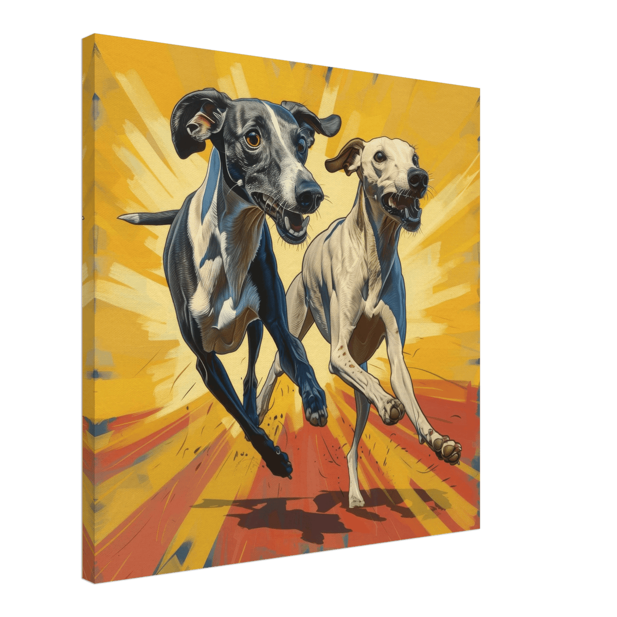 Whippets love playing 4 - Shop Ai Art WebShop - Digital Art online Store
