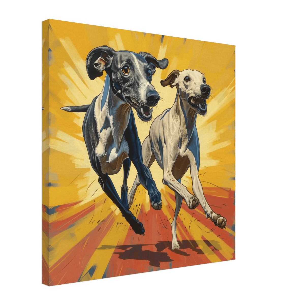 Whippets love playing 4 - Shop Ai Art WebShop - Digital Art online Store