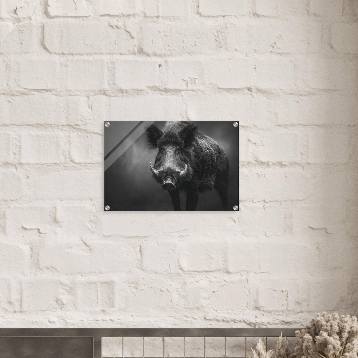 Wild Boar Looking Directly Forward Bristled - Shop Ai Art WebShop - Digital Art online Store
