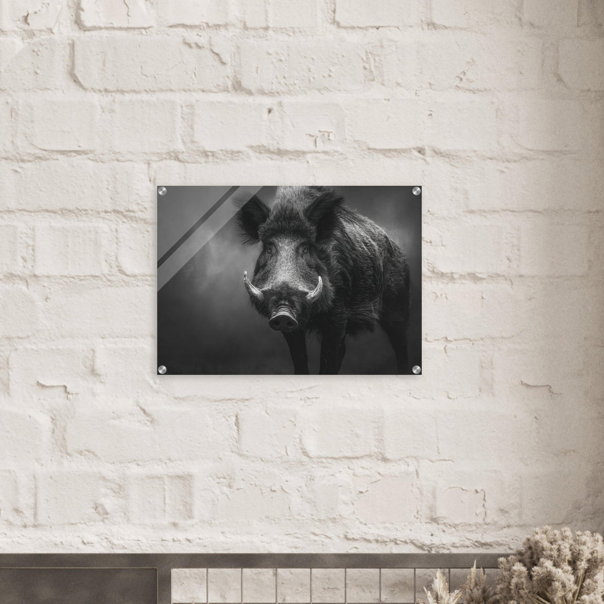 Wild Boar Looking Directly Forward Bristled - Shop Ai Art WebShop - Digital Art online Store