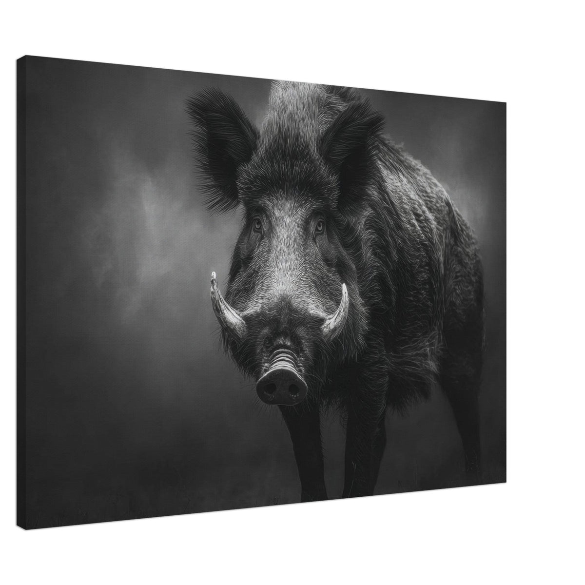 Wild Boar Looking Directly Forward Bristled - Shop Ai Art WebShop - Digital Art online Store