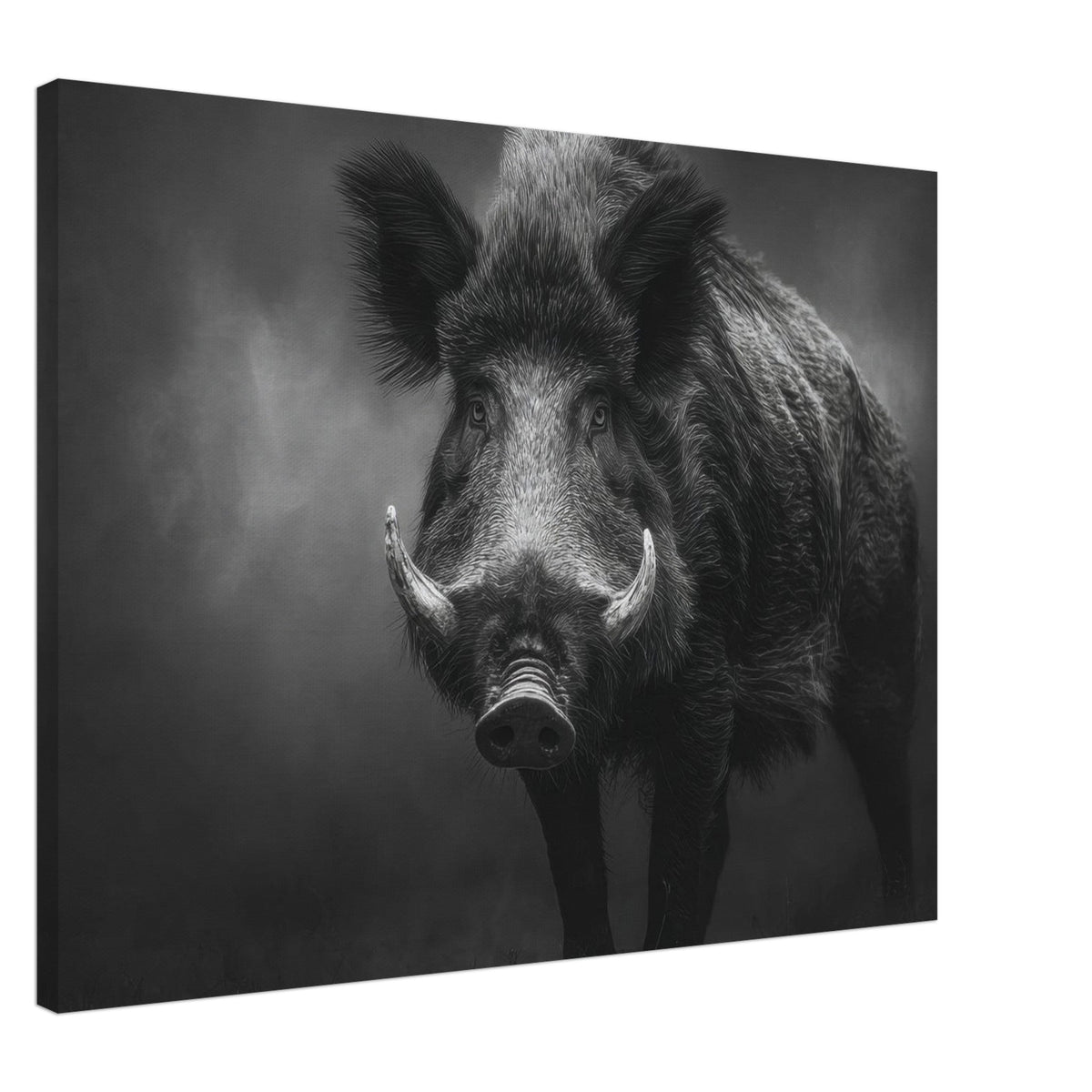 Wild Boar Looking Directly Forward Bristled - Shop Ai Art WebShop - Digital Art online Store