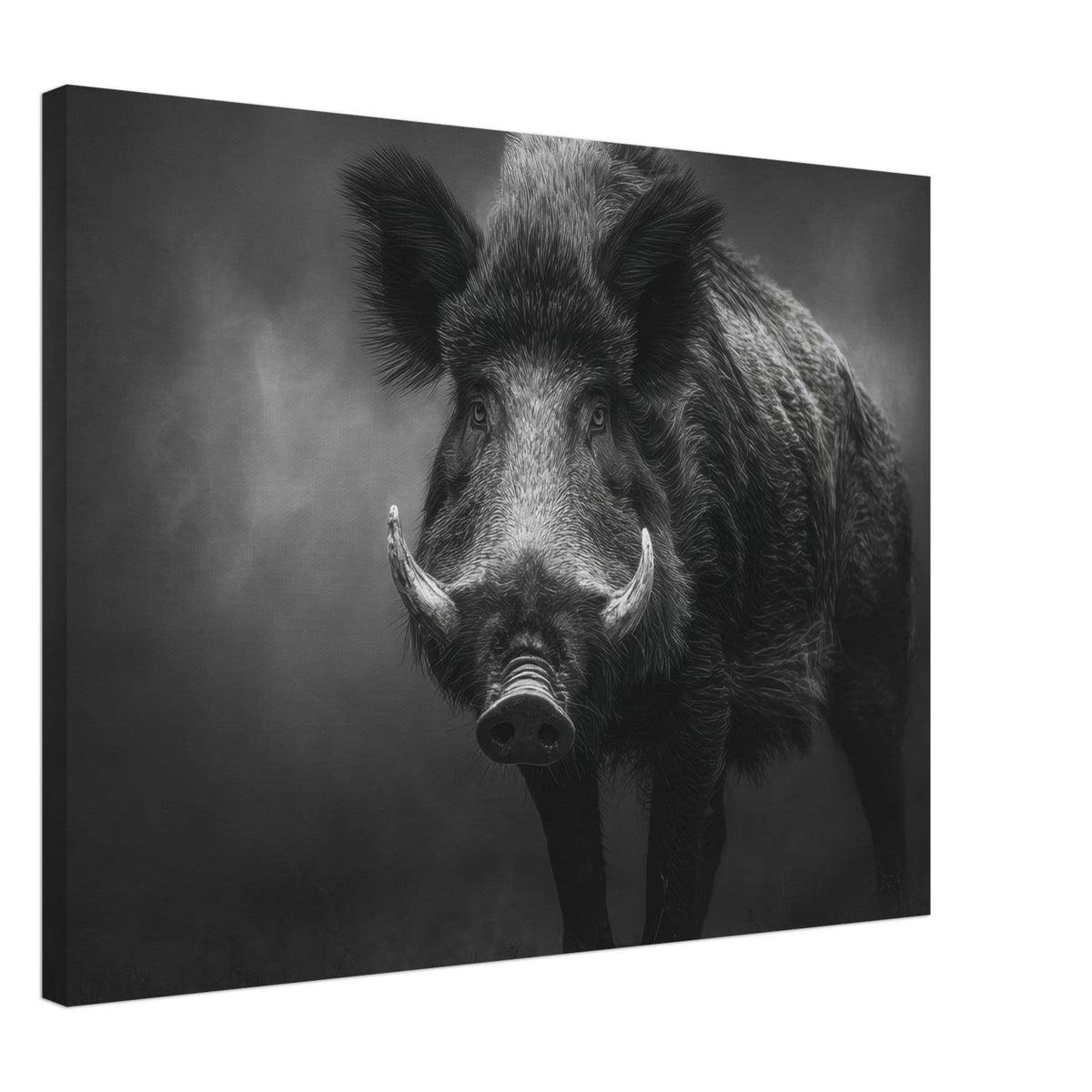 Wild Boar Looking Directly Forward Bristled - Shop Ai Art WebShop - Digital Art online Store