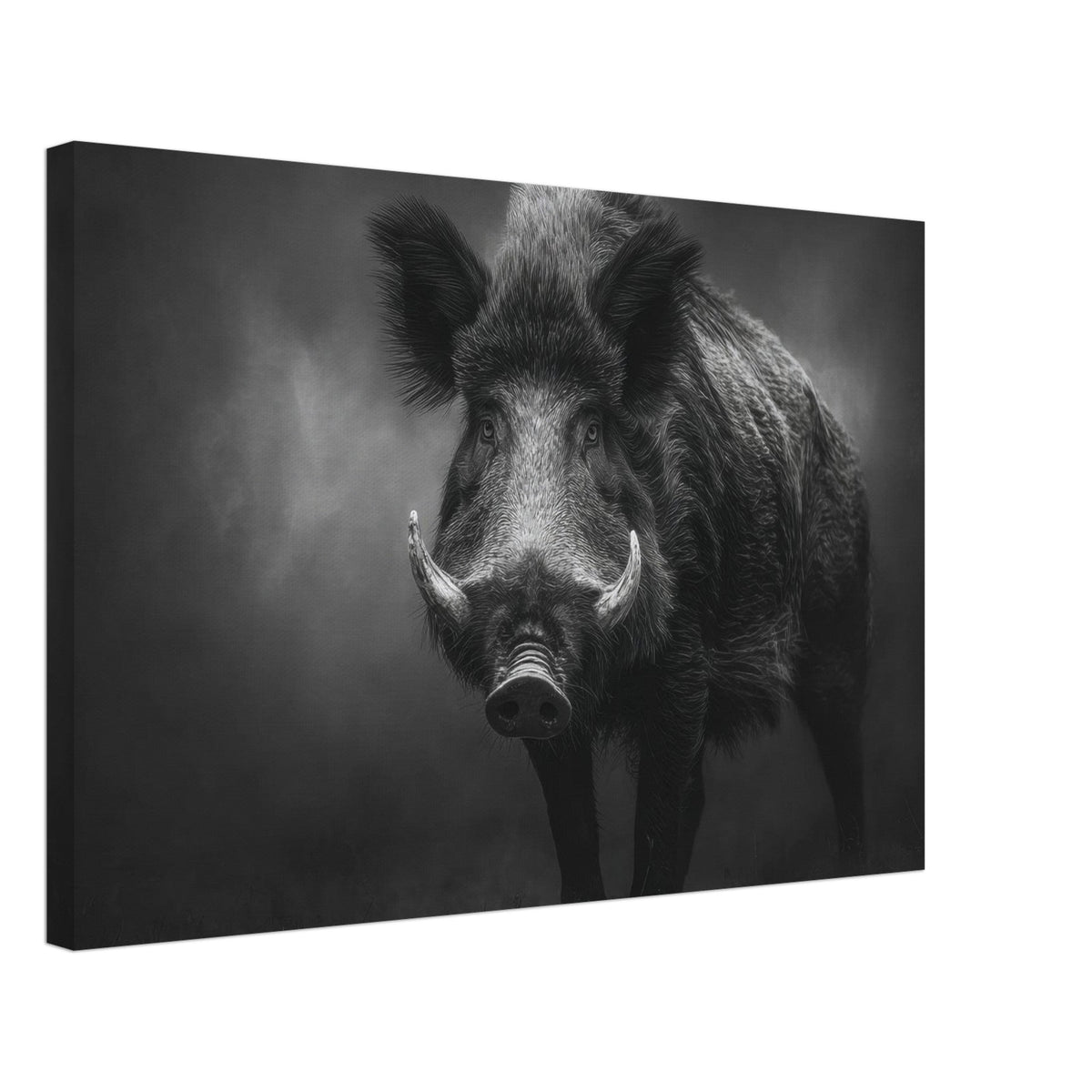 Wild Boar Looking Directly Forward Bristled - Shop Ai Art WebShop - Digital Art online Store