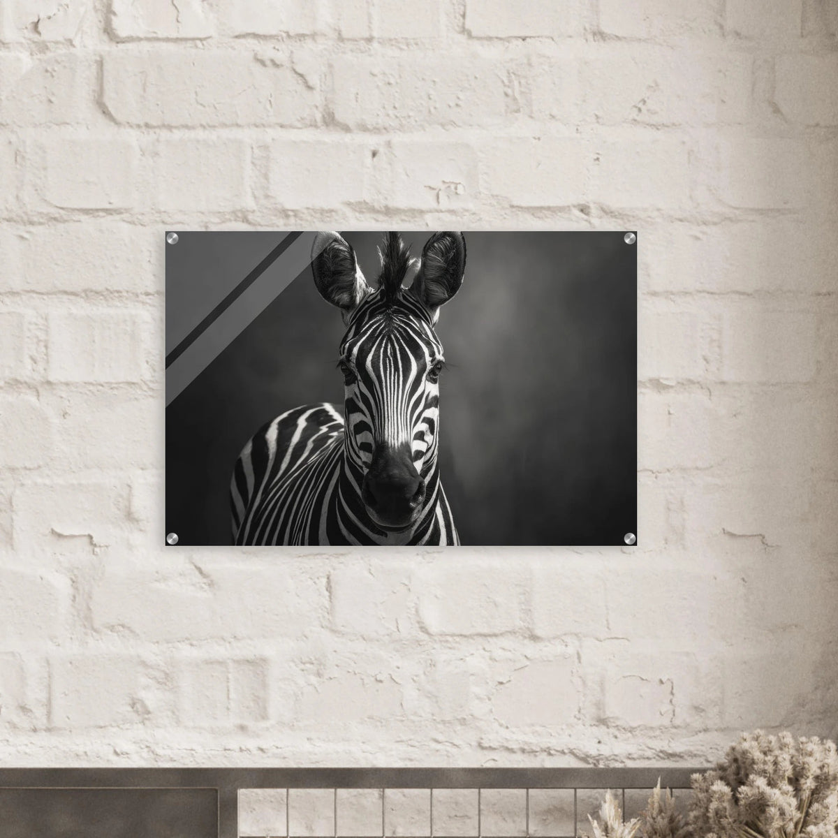 Zebra Head Facing Forward - Shop Ai Art WebShop - Digital Art online Store
