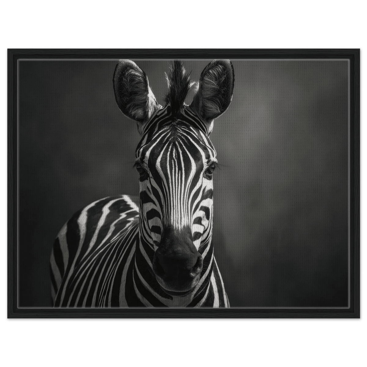 Zebra Head Facing Forward - Shop Ai Art WebShop - Digital Art online Store
