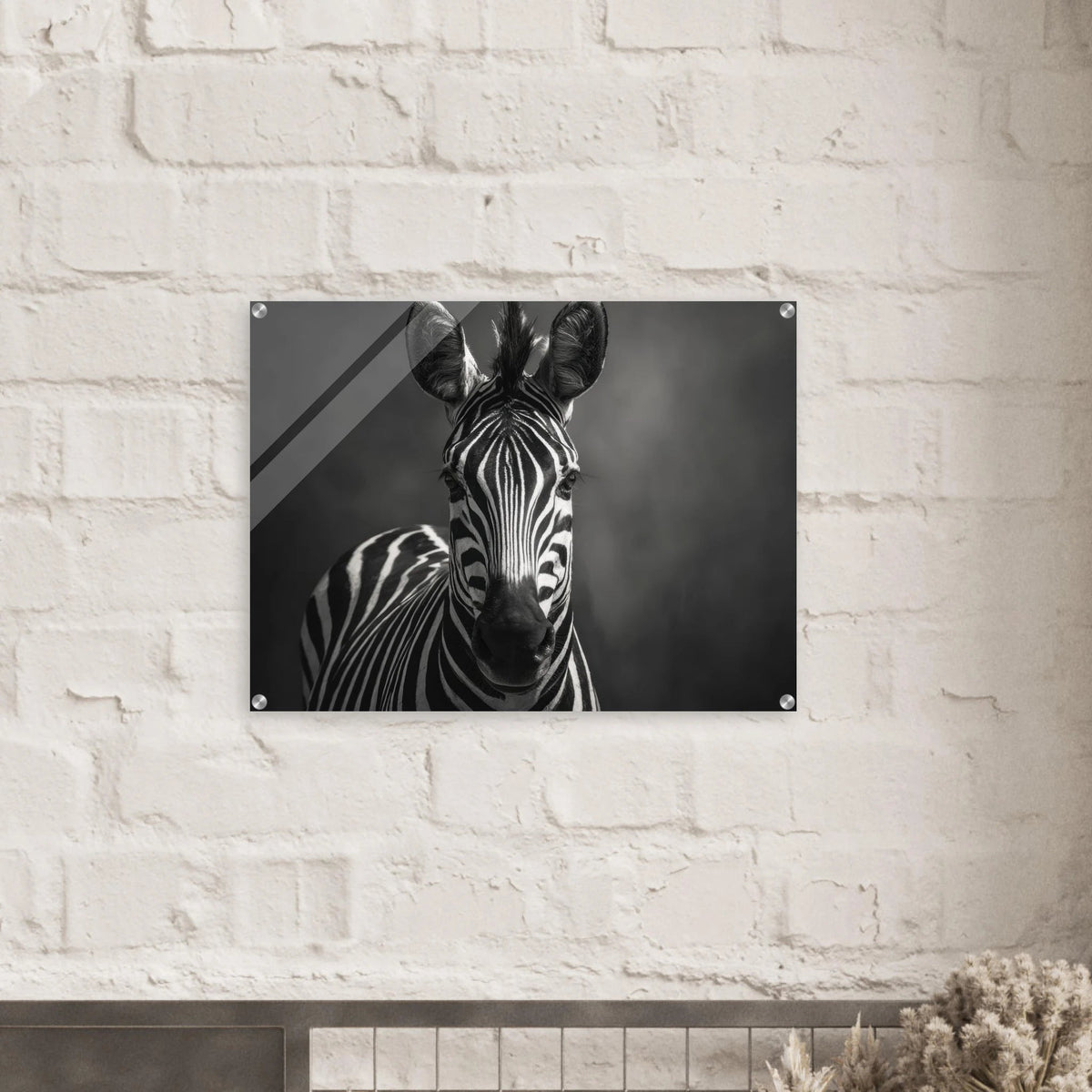 Zebra Head Facing Forward - Shop Ai Art WebShop - Digital Art online Store
