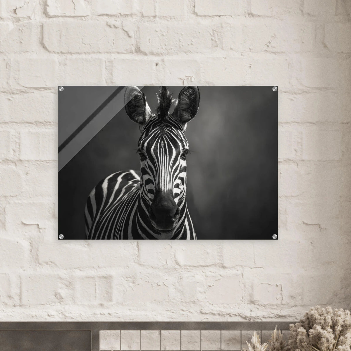 Zebra Head Facing Forward - Shop Ai Art WebShop - Digital Art online Store