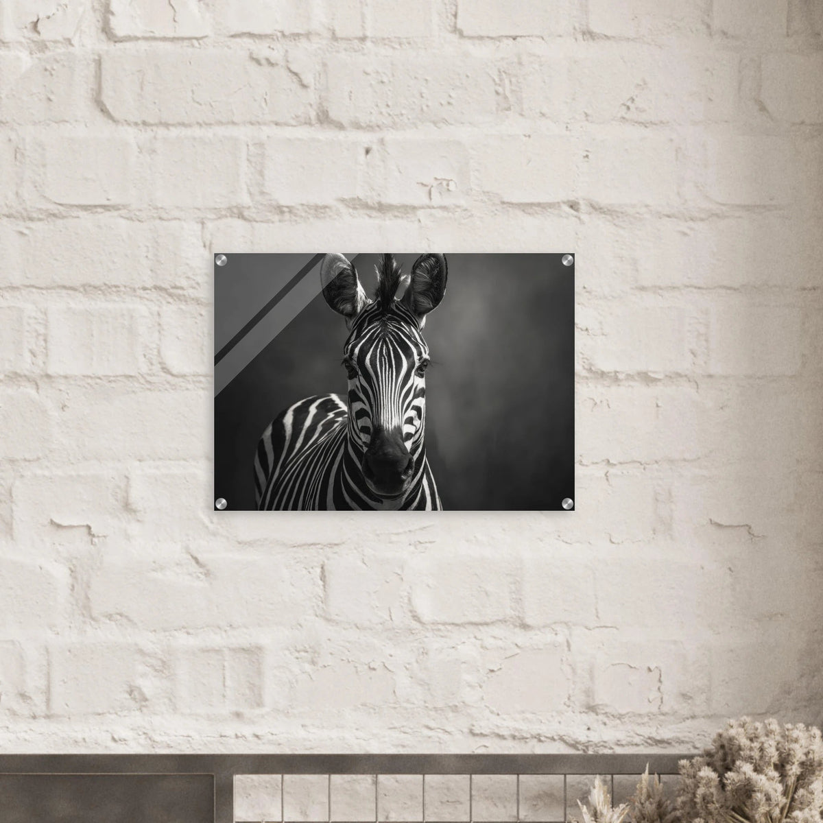 Zebra Head Facing Forward - Shop Ai Art WebShop - Digital Art online Store