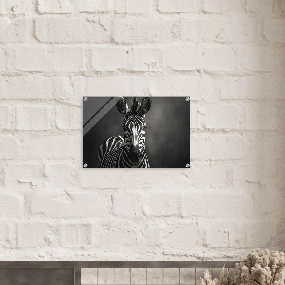 Zebra Head Facing Forward - Shop Ai Art WebShop - Digital Art online Store
