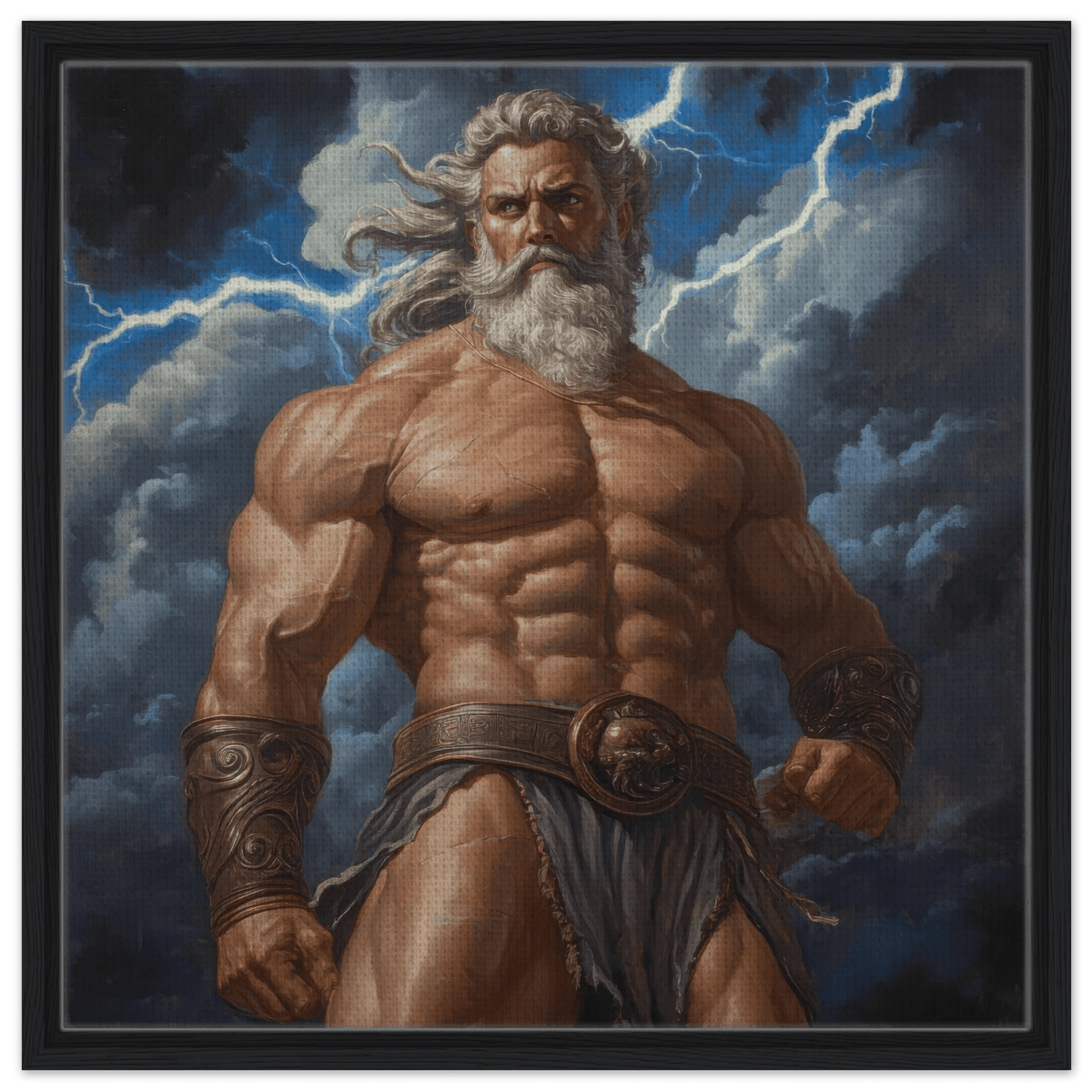 Zeus on Mount Olympus - Shop Ai Art WebShop - Digital Art online Store