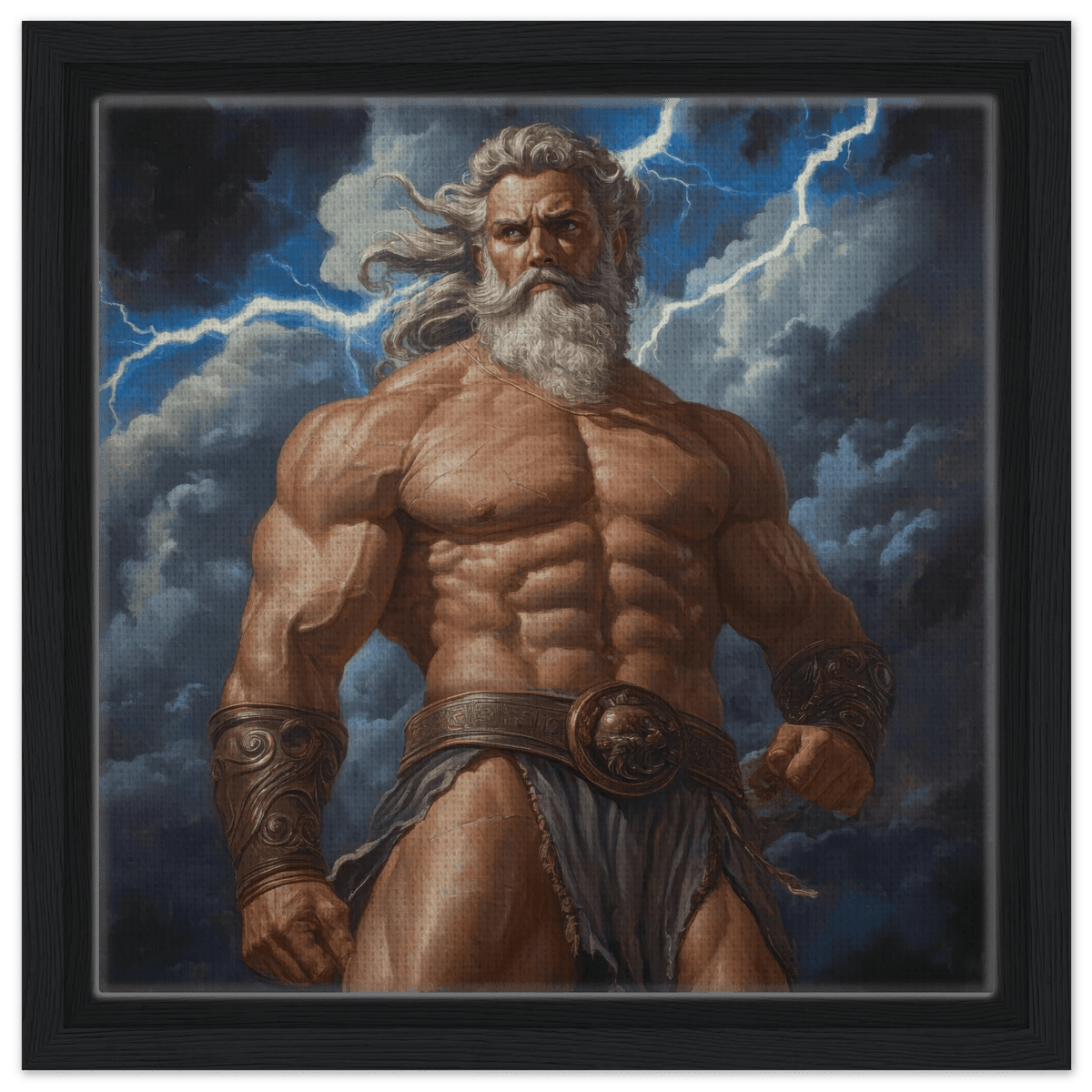 Zeus on Mount Olympus - Shop Ai Art WebShop - Digital Art online Store
